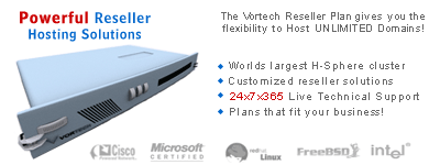 Vortech Reseller Web Hosting